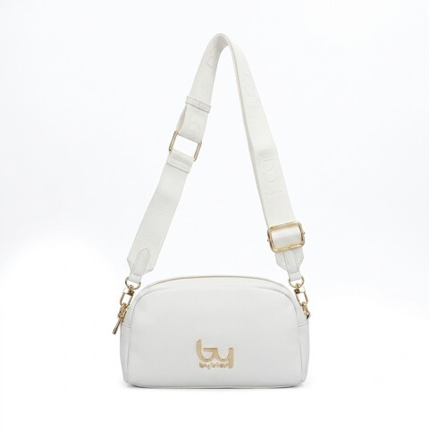 BORSA  A TRACOLLA BIANCA By Byblos LINEA MIMOSA