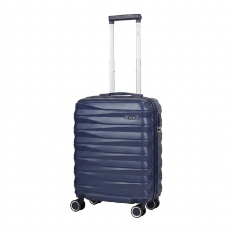 Trolley Cabina in ABS, 4 ruote, Espandibile blu RAVIZZONI linea Nizza