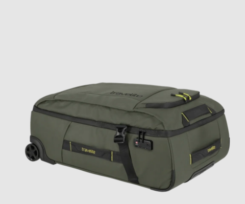Trolley  medio  2 ruote Khaki TRAVELITE Linea BRIIZE