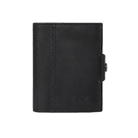 Porta Carte Credito pelle  RFID Uomo nero CESARE  PACIOTTI 4SU MW9