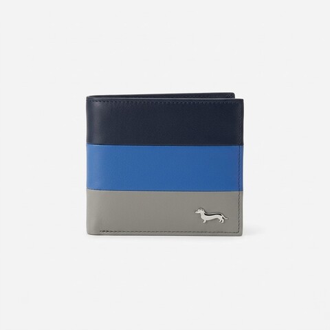 PORTAFOGLIO UOMO BLU MULTICOLOR Harmont & Blaine ACHILLE