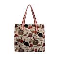 SHOPPING IN TESSUTO STAMPATO H-323 HENNEY BEAR Linea Purse   H-323