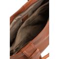 BORSA SHOPPER  IN PELLE DI VACCHETTA HEXAGONA LINEA ESMA  A4