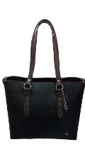 Shopper in pelle bottalata Caleidos Linea pelle