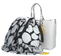 BORSA SHOPPER PASHBAG +SCIARPA IN OMAGGIO LINEA KEE-DREAMING ATELIER DU SAC