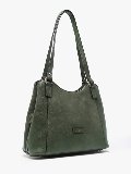 BORSA SHOPPER  VERDE HEXAGONA LINEA Jenny