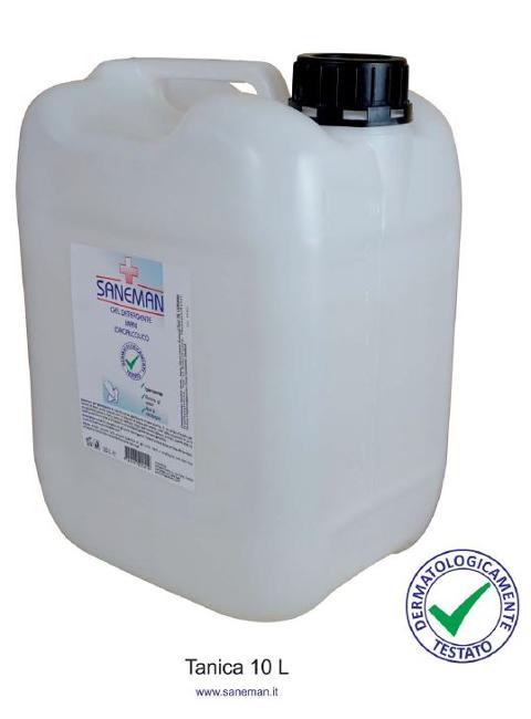 Saneman gel igienizzante mani. Saneman spray detergente igienizzante superfici Saneman