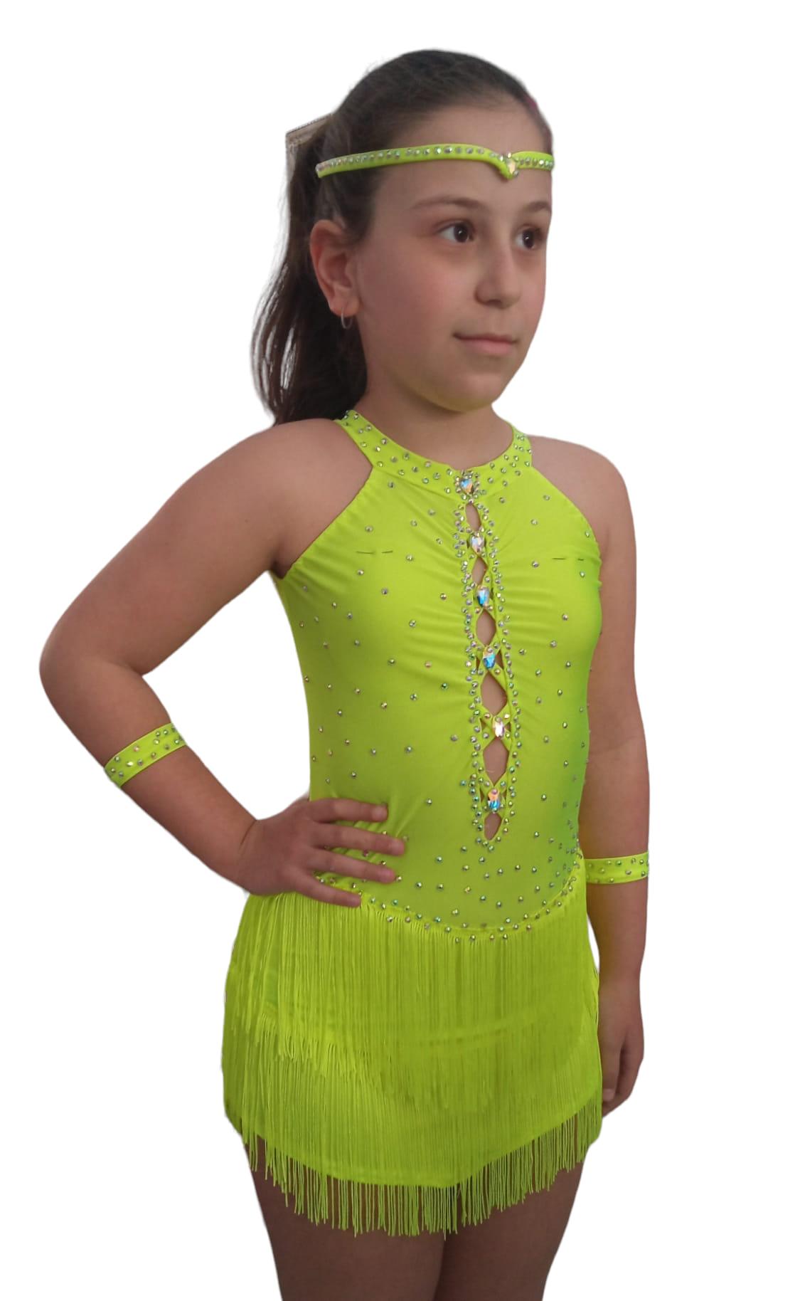 Abito con Spalline Regolabili con Inserti Pizzo