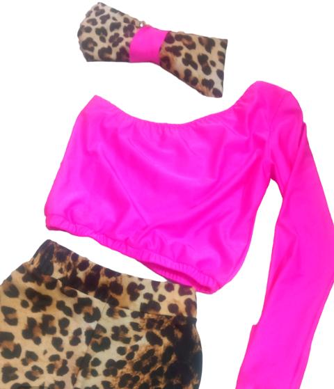 maglia monospalla per bambina e donna Lidya Dance per  allenamento da ballo latino americano