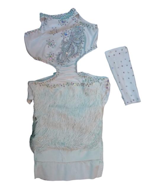 Body da bambina Lidya Dance Body per ballo latino e gare