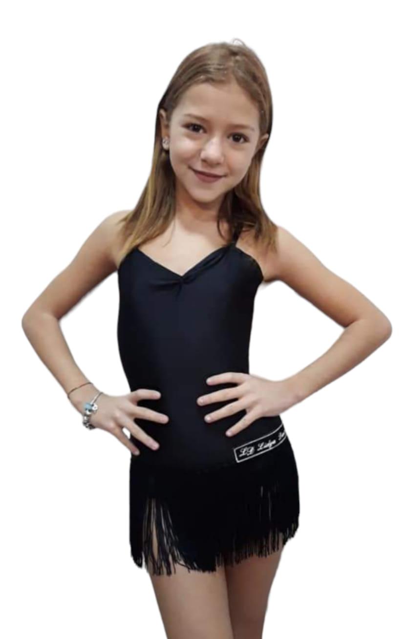 Body da bambina Lidya Dance per ballo latino e allenamento