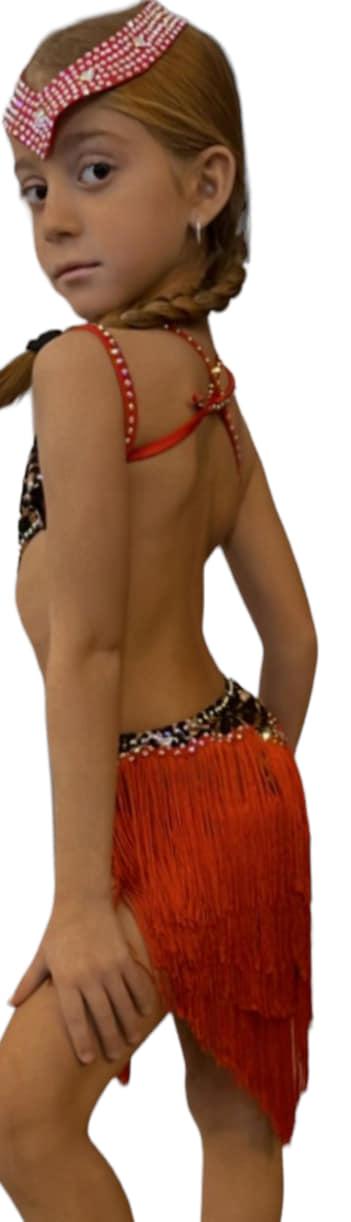 abitino da bambina Lidya Dance per ballo latino