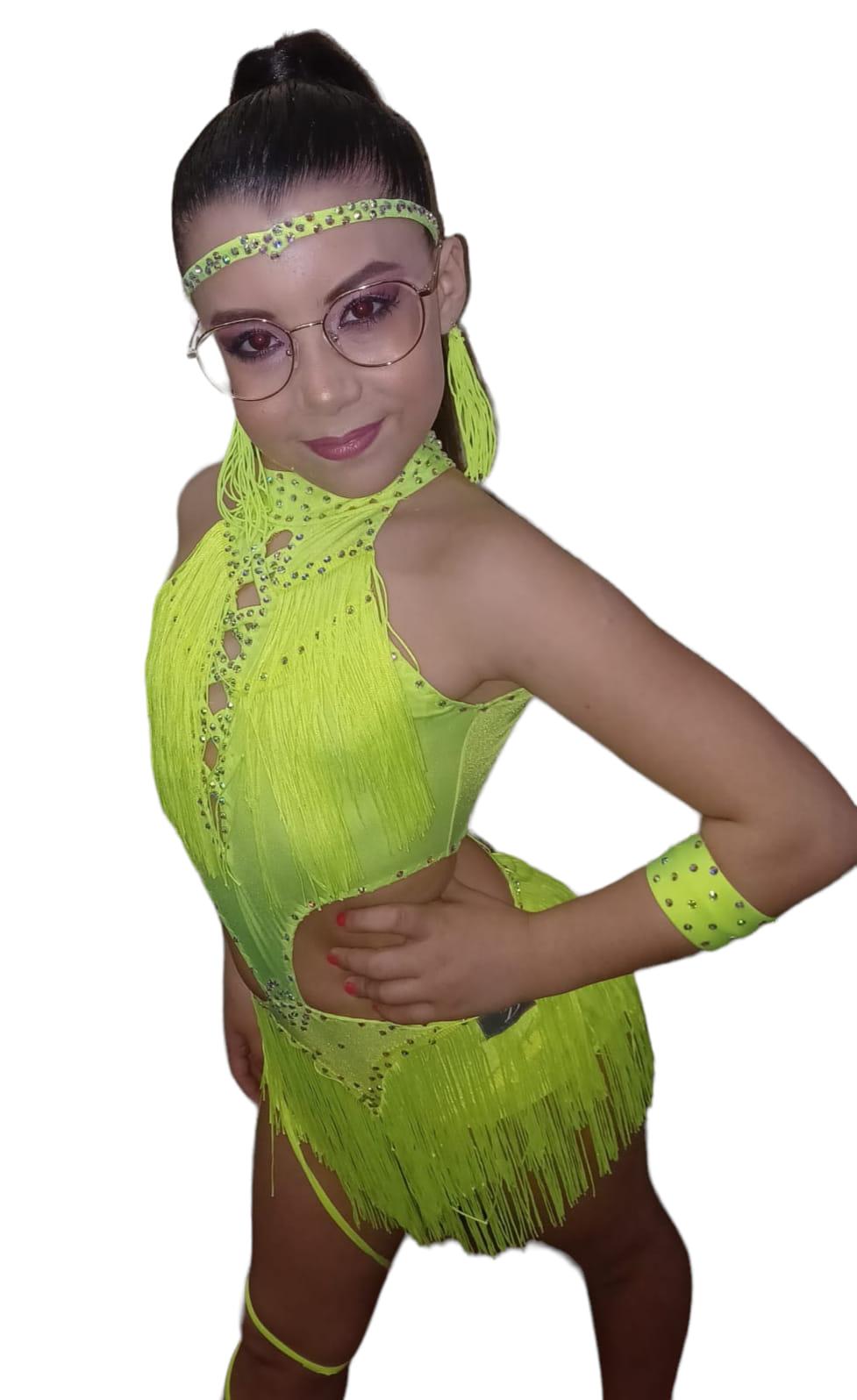 Body  da bambina Lidya Dance Body per ballo latino