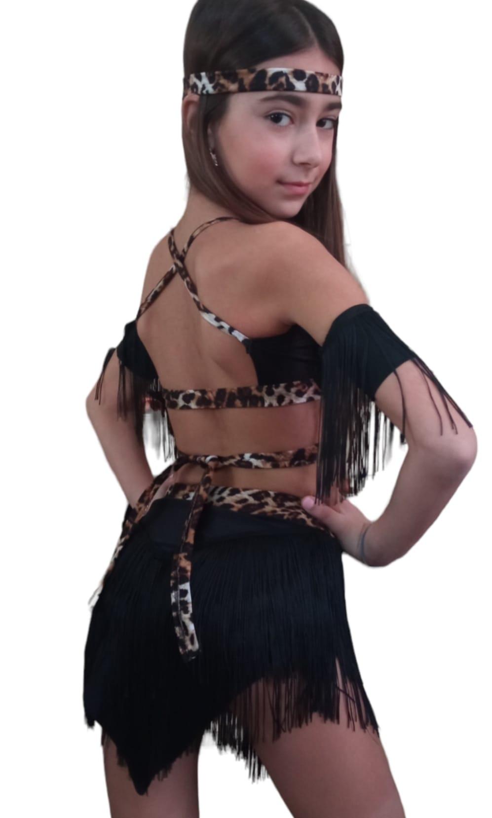 abito da bambina Lidya Dance per ballo latino