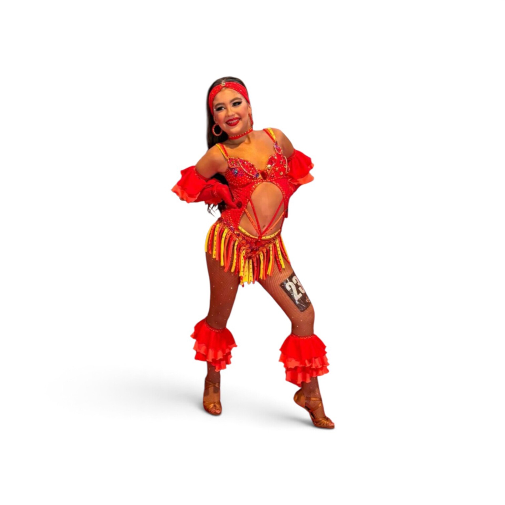 Abito ragazza Lidya Dance Abito per caraibico