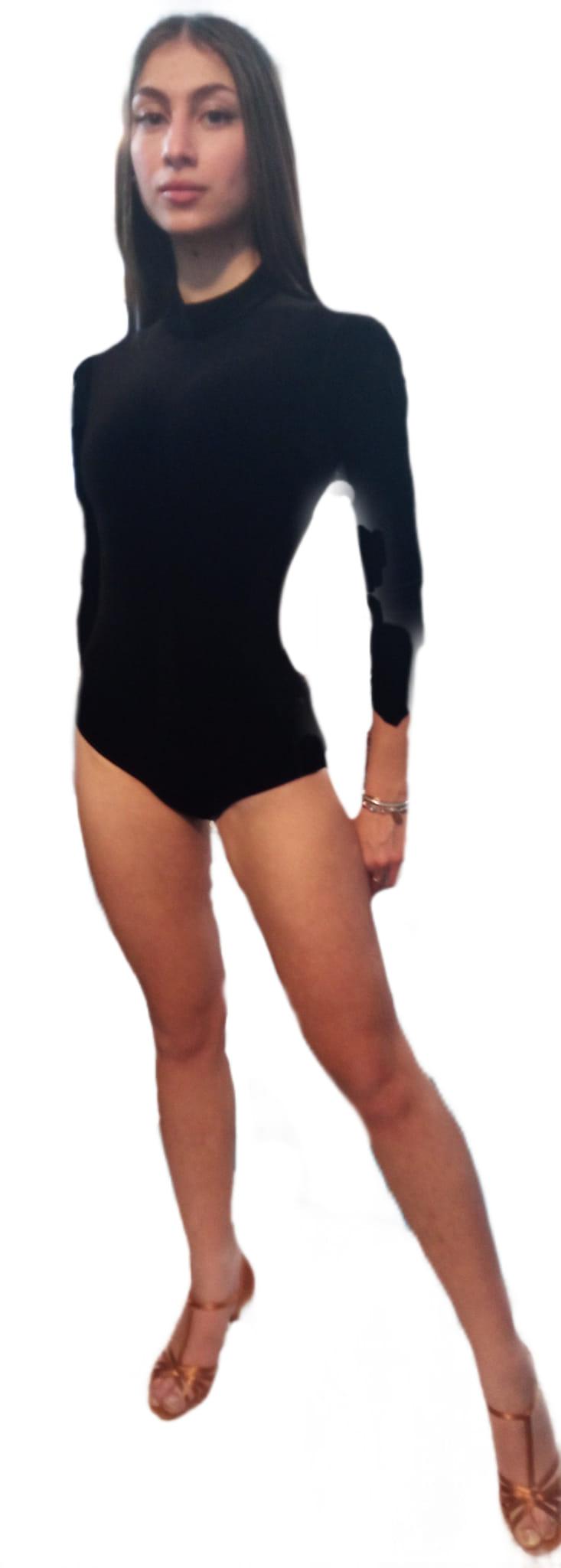 Body  in velluto con pistagnina - Atelier Lidya - bodyvel