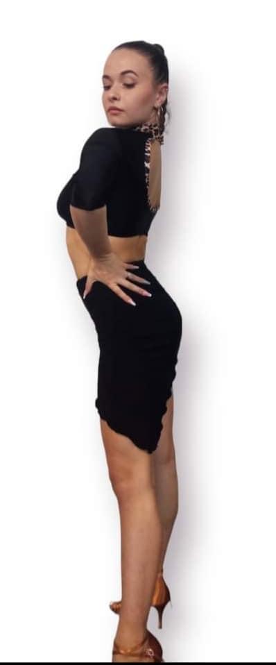 completino da donna con fascia e bracciali Lidya Dance per allenamento latino