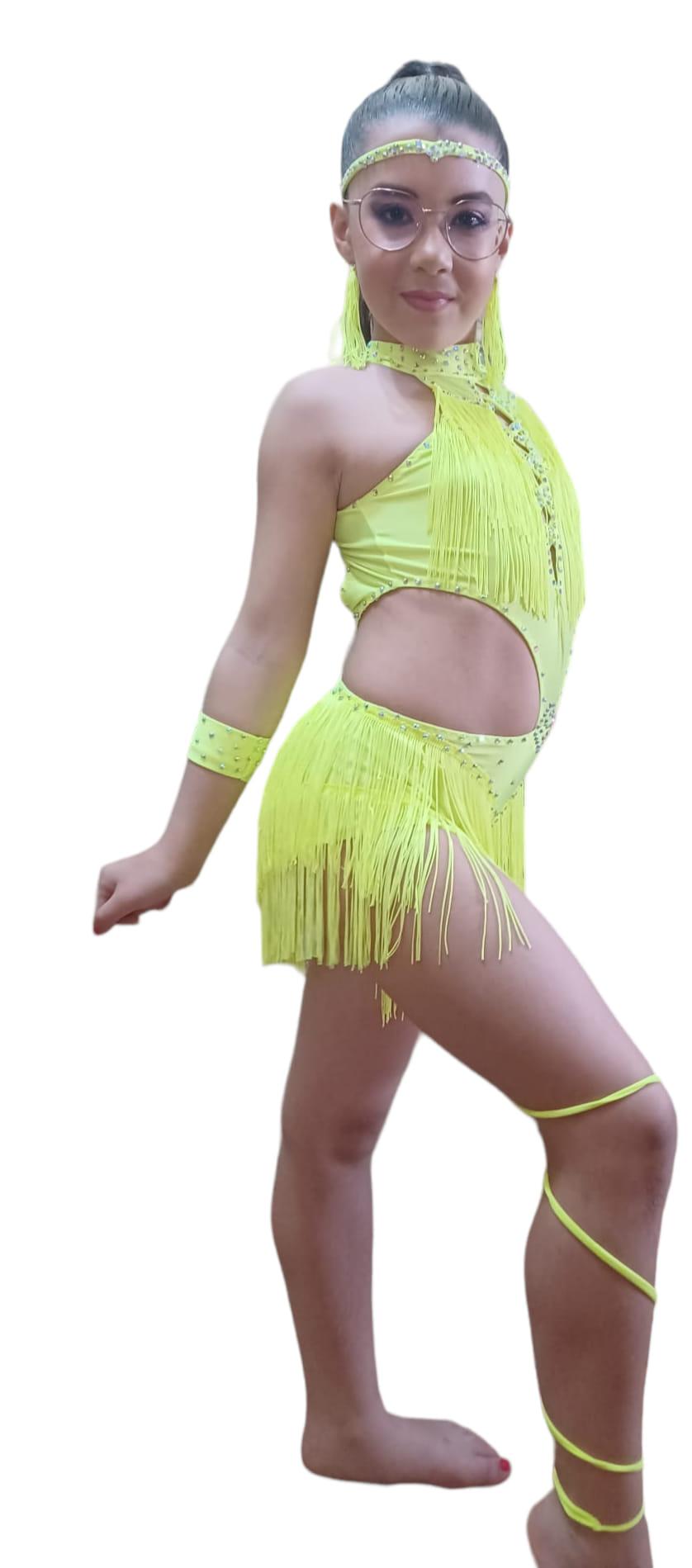 Body  da bambina Lidya Dance Body per ballo latino