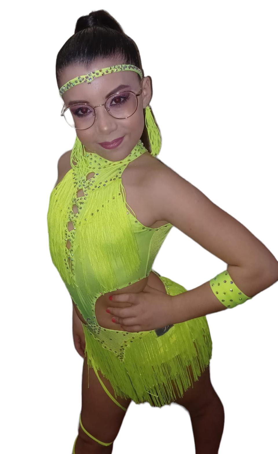 Body  da bambina Lidya Dance Body per ballo latino