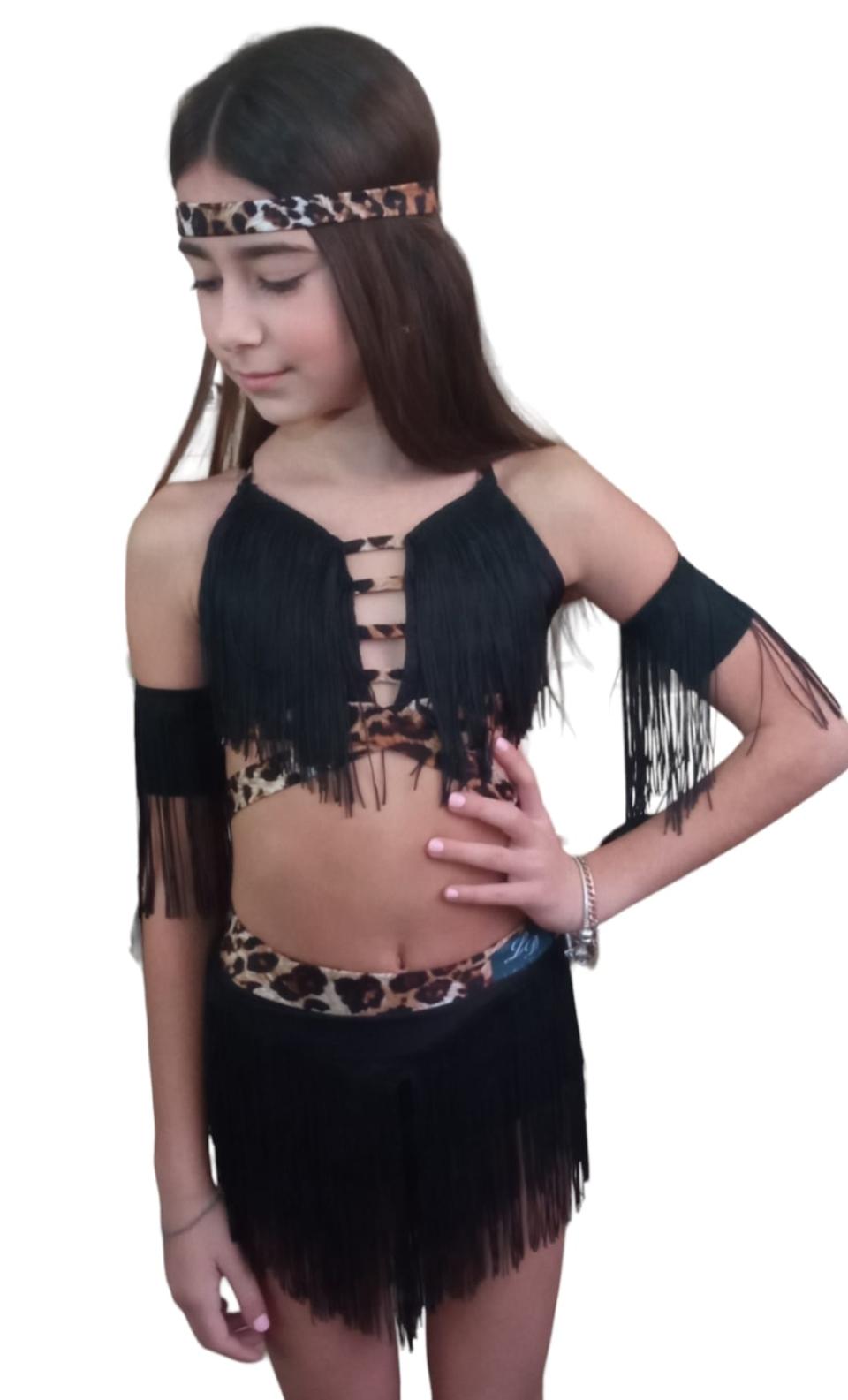 abito da bambina Lidya Dance per ballo latino