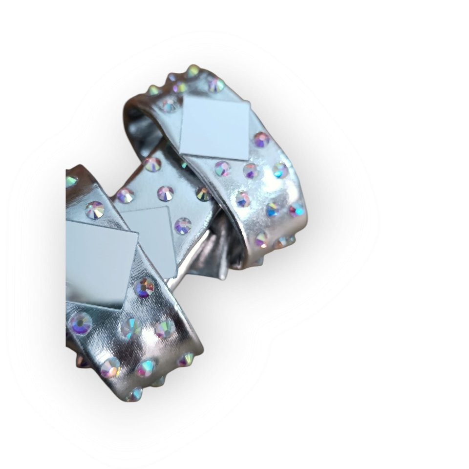 Bracciali Semi Rigidi con Strass a Specchio - Atelier Lidya bracciali