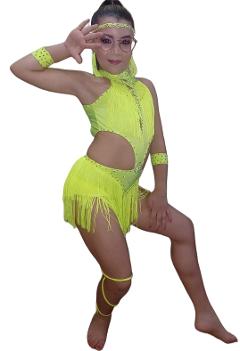 Body  da bambina Lidya Dance Body per ballo latino
