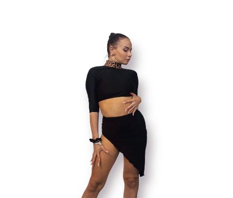 completino da donna con fascia e bracciali Lidya Dance per allenamento latino