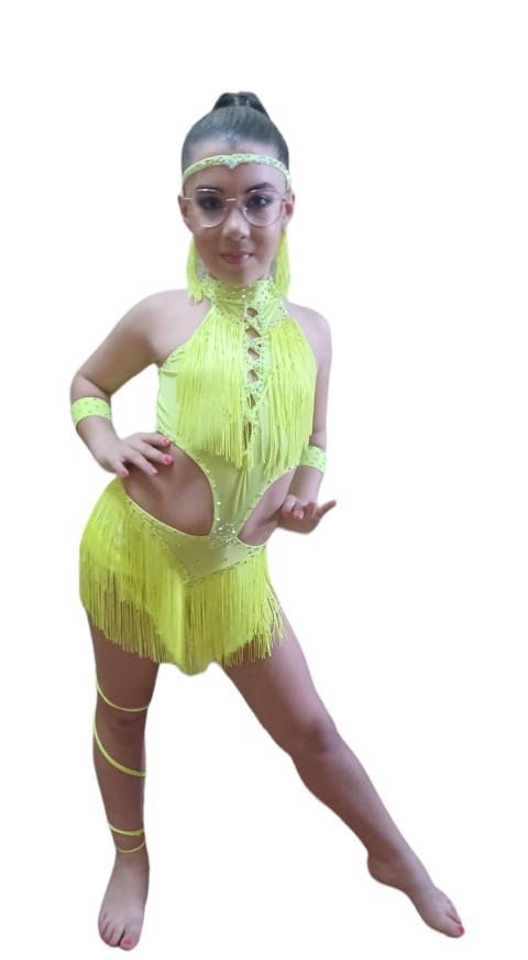 Body  da bambina Lidya Dance Body per ballo latino