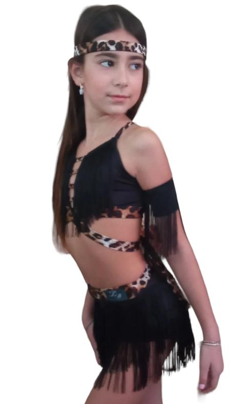 abito da bambina Lidya Dance per ballo latino