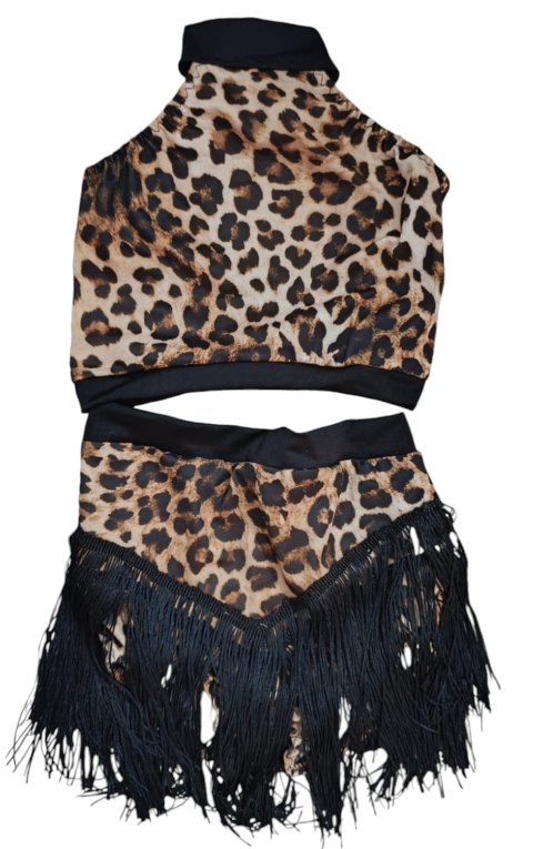 Completo da bambina Lidya Dance per  allenamento da ballo latino americano