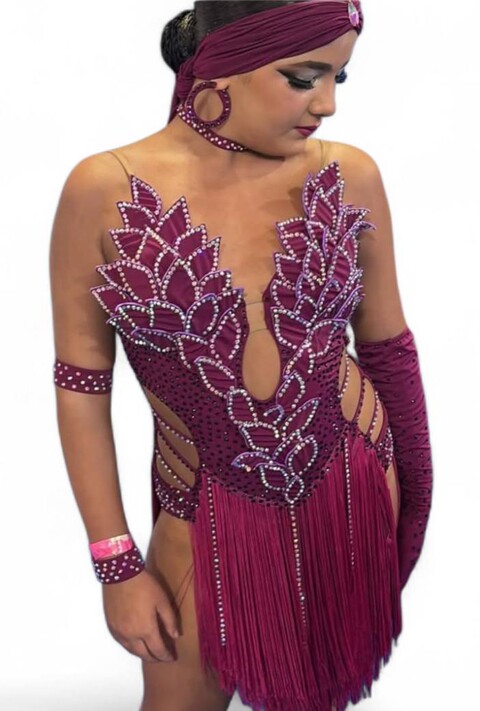 Abito danza Latino Lidya Dance Abito per ballo latino