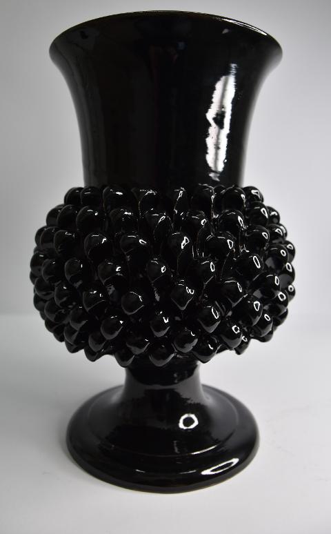Vaso pigna Produzione artigianale di Santo Stefano di Camastra h.30