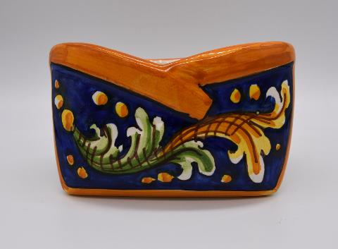 Porta biglietti da visita Produzione artigianale di Caltagirone h.6/7 cm