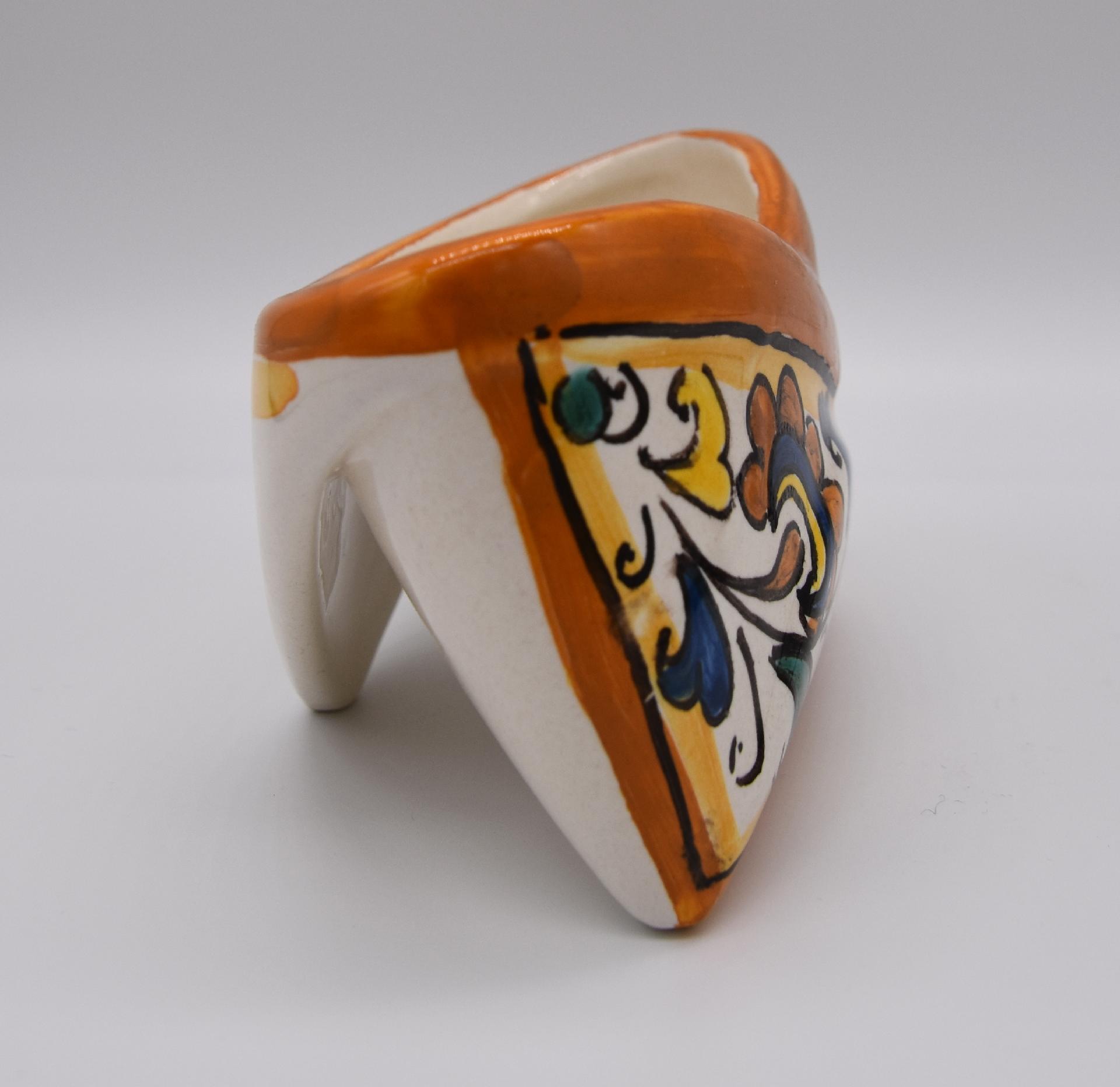 Porta biglietti da visita Produzione artigianale di Caltagirone h.6/7 cm