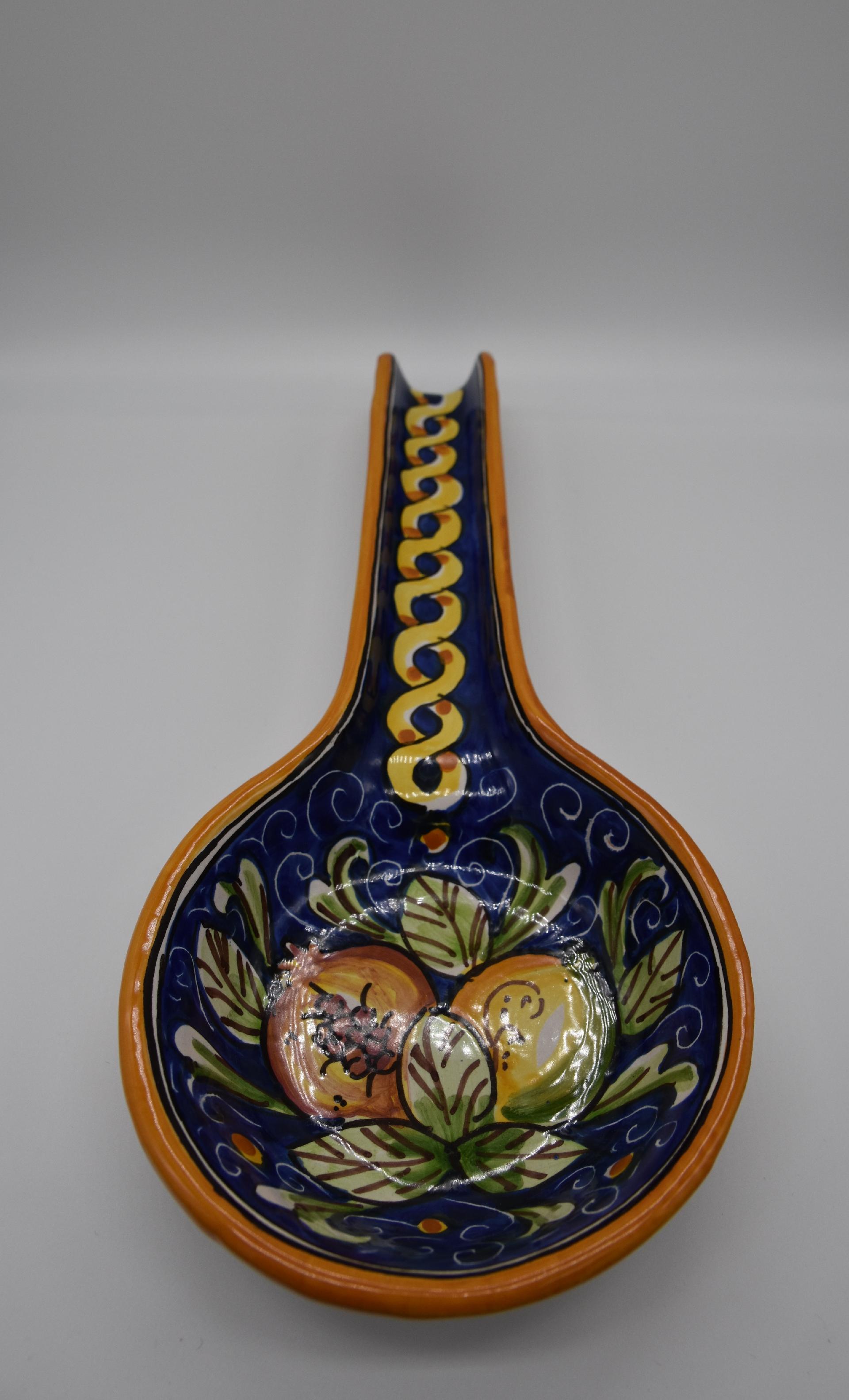 Poggiamestolo Produzione artigianale di Caltagirone 30cm