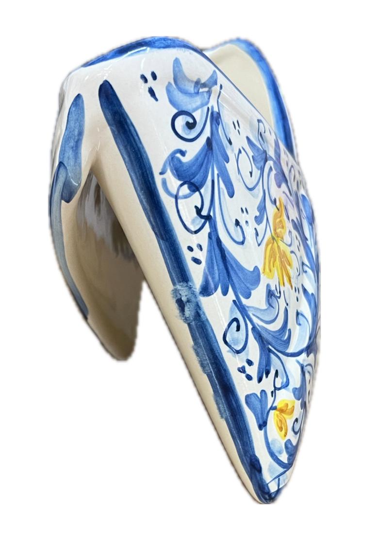 Porta lettere in ceramica Produzione artigianale Santo Stefano di Camastra H 18cm