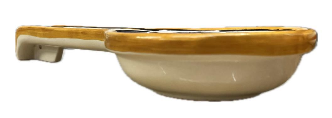 Poggiamestolo Produzione artigianale di Caltagirone Lunghezza 31cm