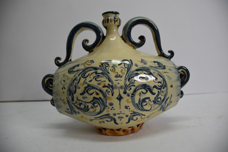 Scaldamani in ceramica Produzione artigianale di Caltagirone  h.23
