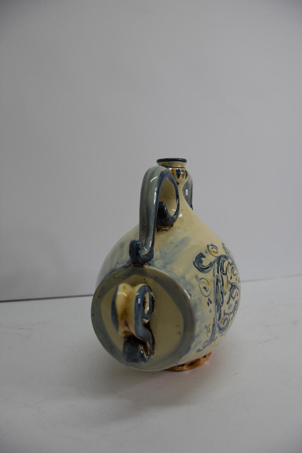 Scaldamani in ceramica Produzione artigianale di Caltagirone  h.23