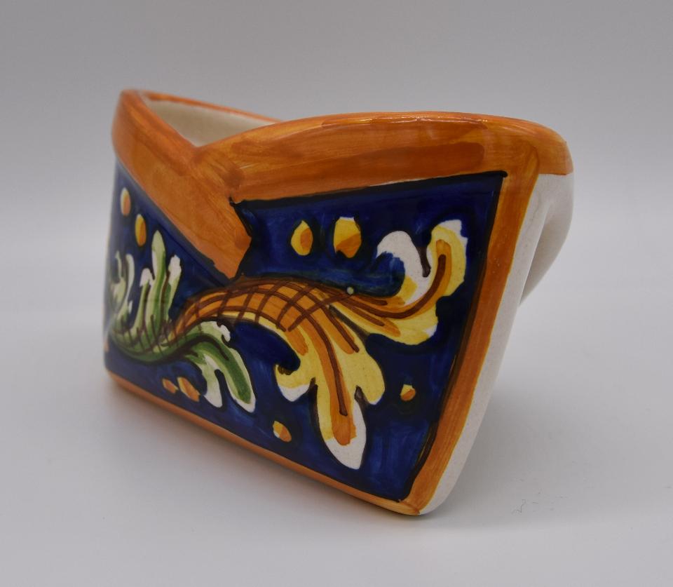 Porta biglietti da visita Produzione artigianale di Caltagirone h.6/7 cm
