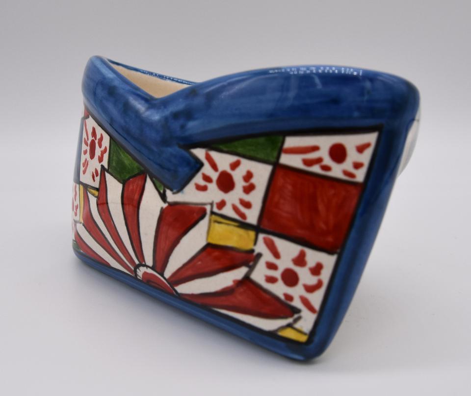 Porta biglietti da visita Produzione artigianale di Caltagirone h.6/7 cm