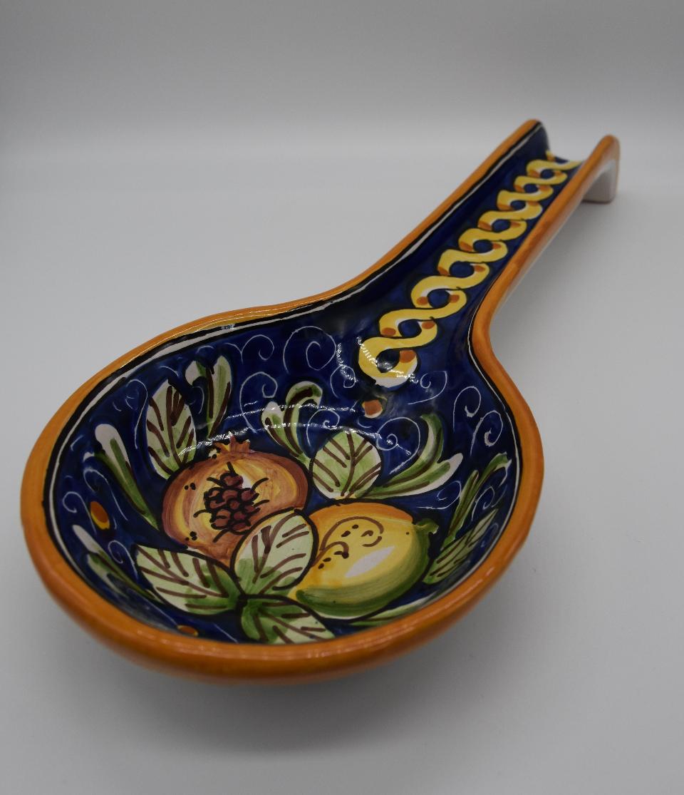 Poggiamestolo Produzione artigianale di Caltagirone 30cm