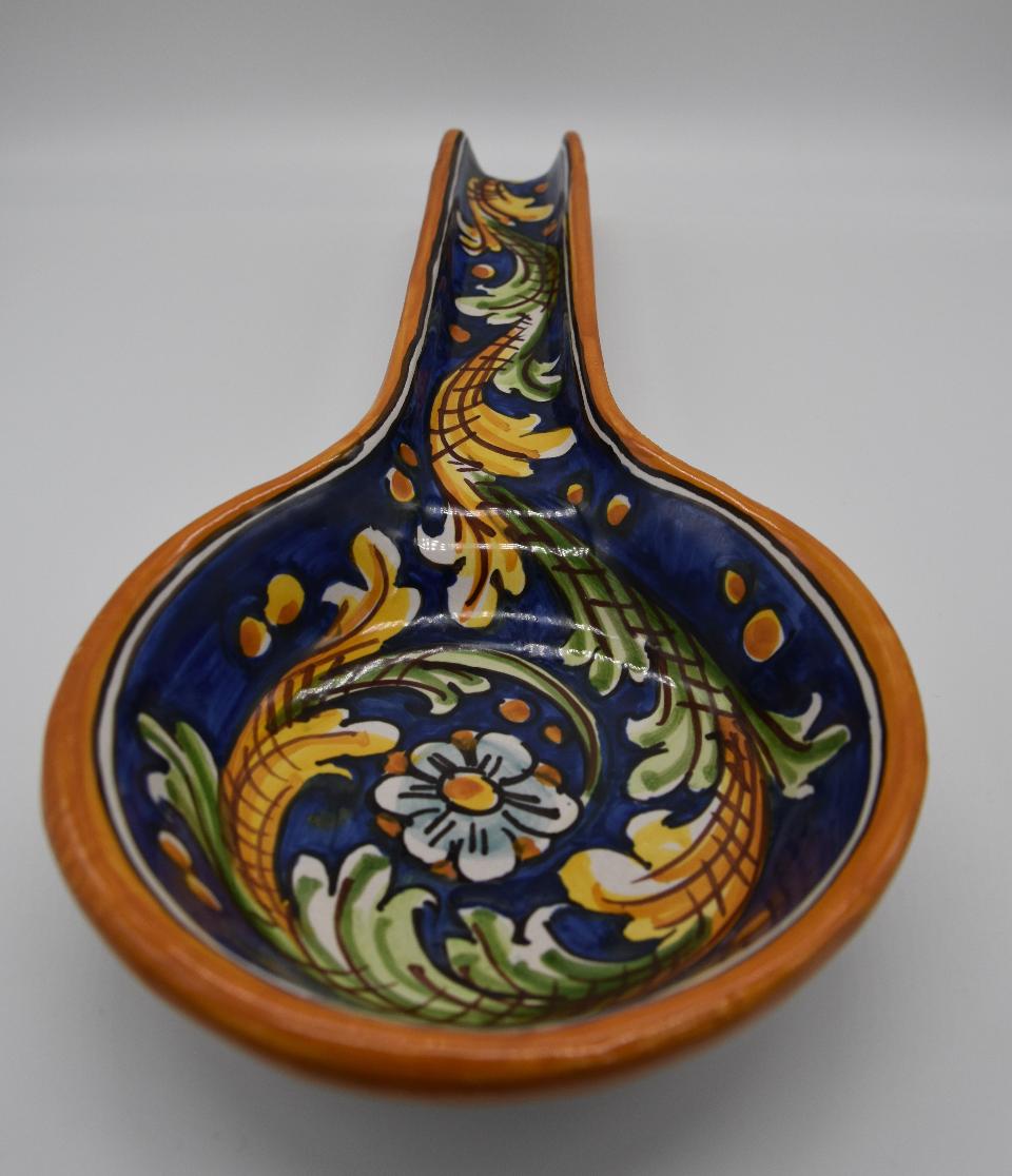 Poggiamestolo Produzione artigianale di Caltagirone 30cm