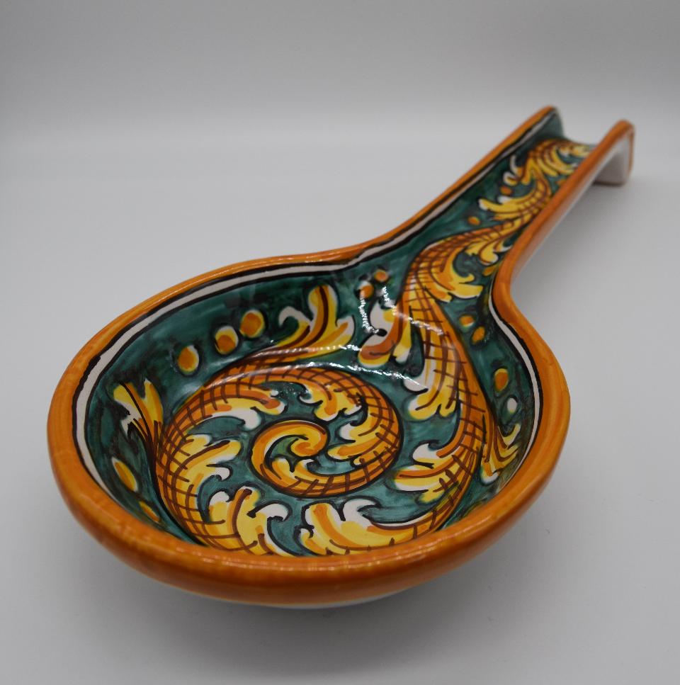 Poggiamestolo Produzione artigianale di Caltagirone 30cm