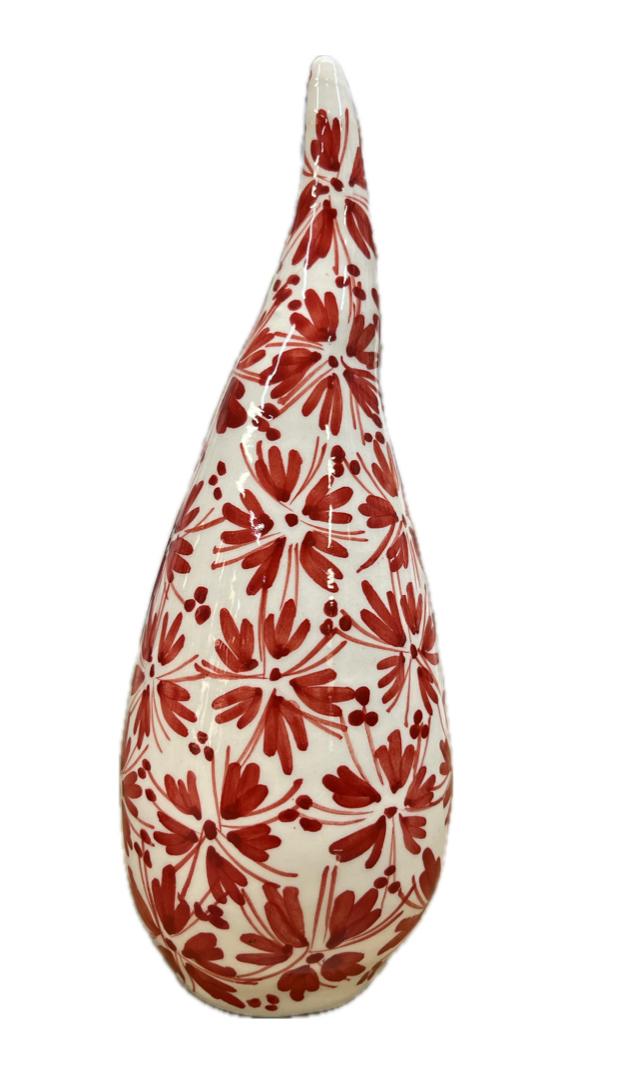 Corno decorato Produzione artigianale di Caltagirone H 24cm