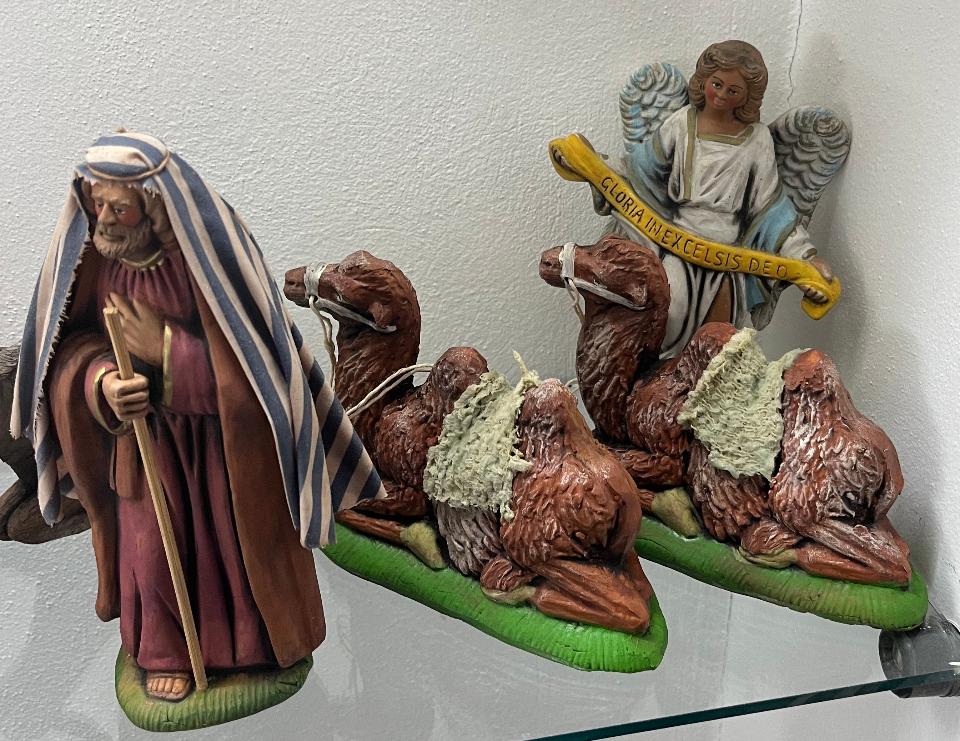 Presepe in ceramica 12 pezzzi H 20cm