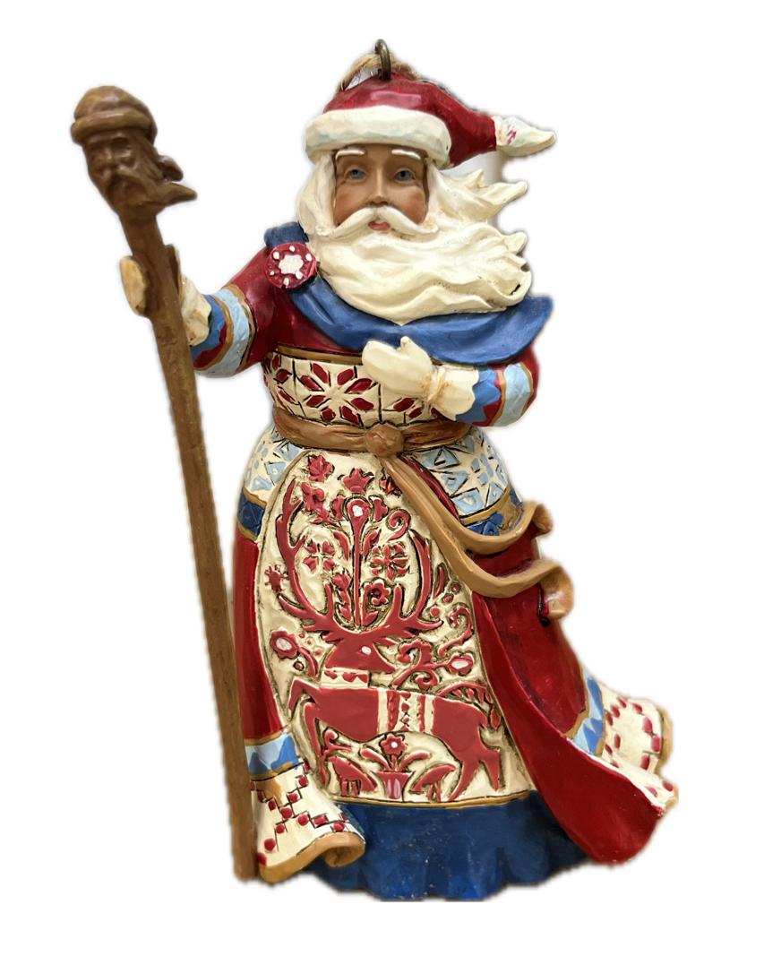 Babbo Natale Jim Shore H 12cm