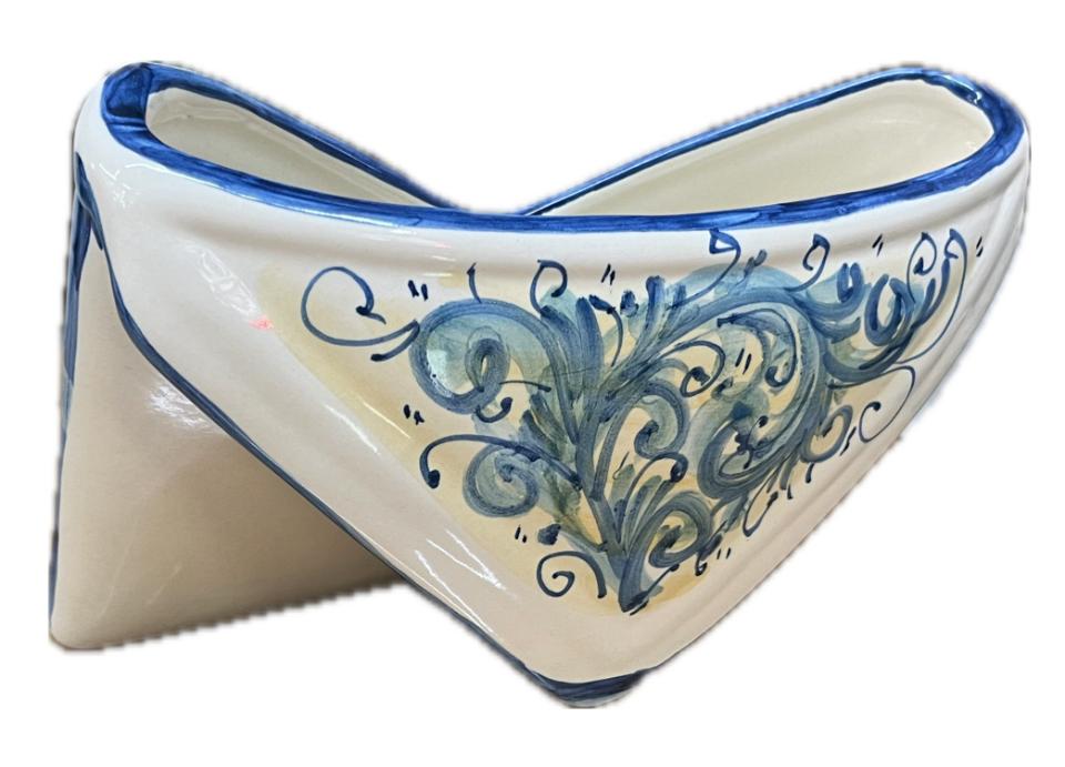 Porta lettere in ceramica Produzione artigianale di Caltagirone H 18cm