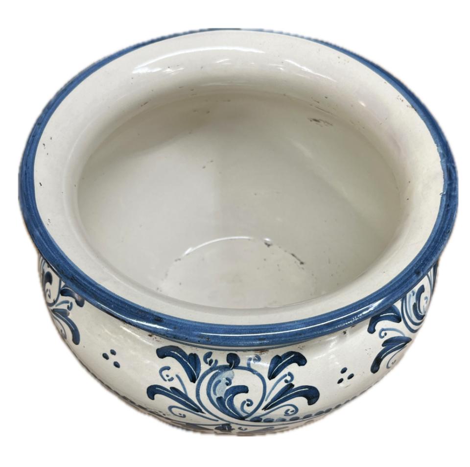 Portavaso cachepot in ceramica Produzione artigianale di Caltagirone H 25cm