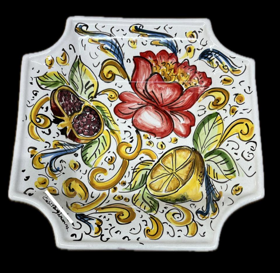 Svuota tasche/Porta caramelle Produzione artigianale di Caltagirone 22x22